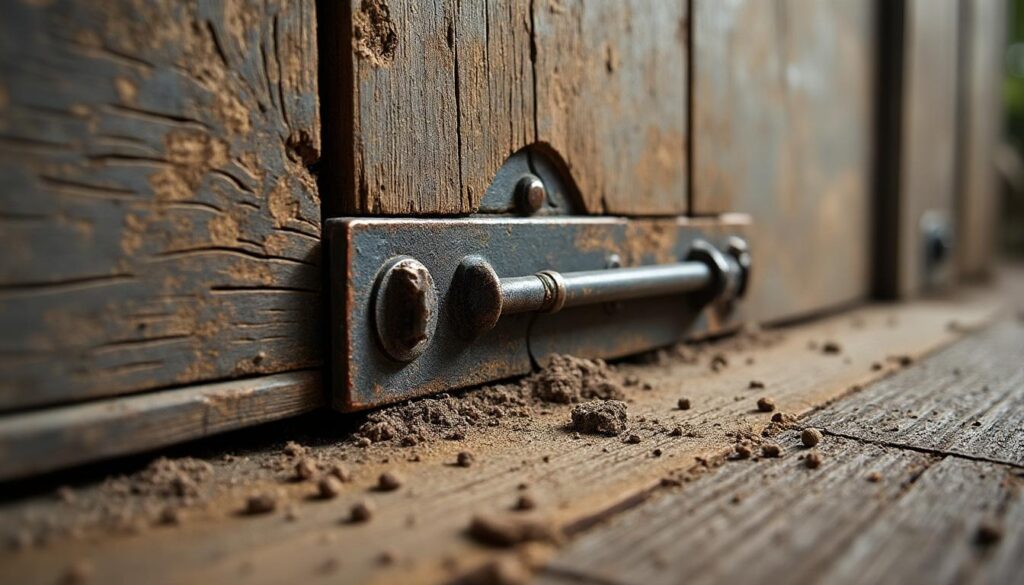 Que faire si une vis casse dans une porte d'entrée ?