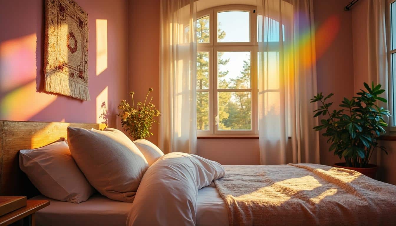 Installer des vitraux pour une atmosphère douce dans la chambre