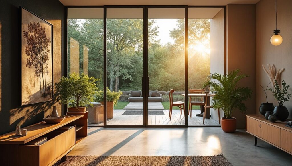 Des vitraux pour apporter une entrée chaleureuse et design à votre maison