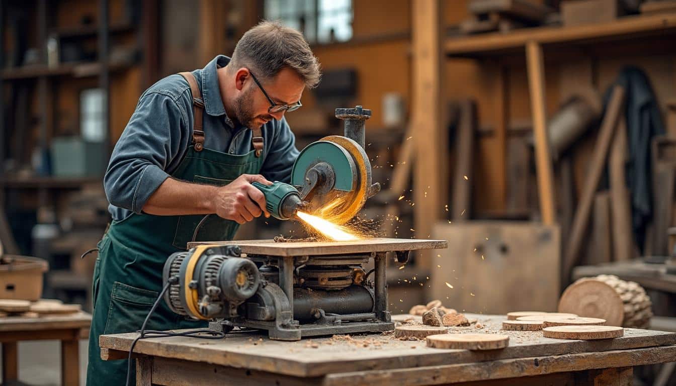 Illustration: Découvrez comment fonctionne une scie à bûche électrique et ses composants essentiels