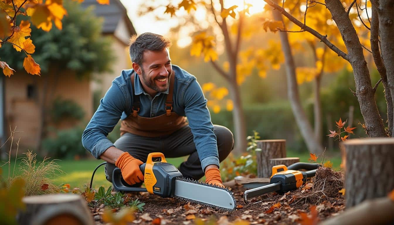 Illustration: Pourquoi choisir une scie à bûche électrique plutôt qu’un autre modèle ?