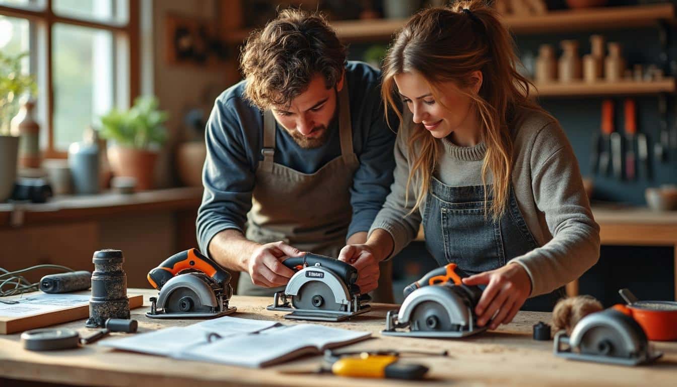 Illustration: Comment choisir la scie circulaire à batterie idéale selon ses besoins techniques ?