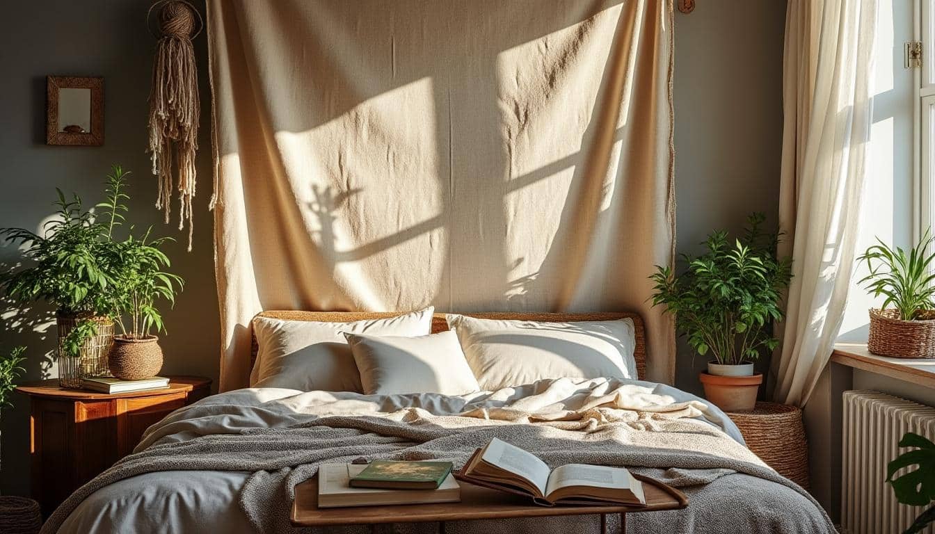 Inspiration : sublimer une chambre adulte avec une tenture murale