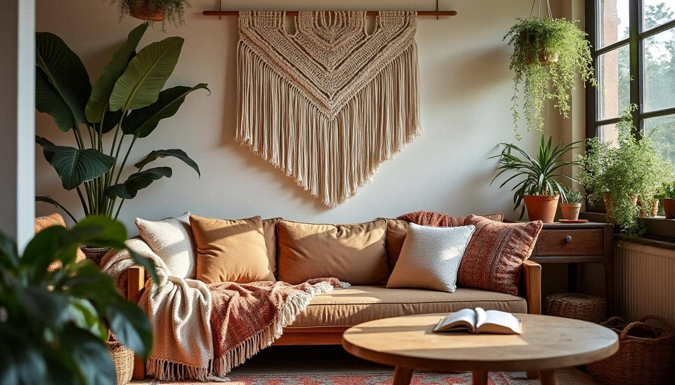 Les plus beaux styles de tentures murales pour une maison bohème