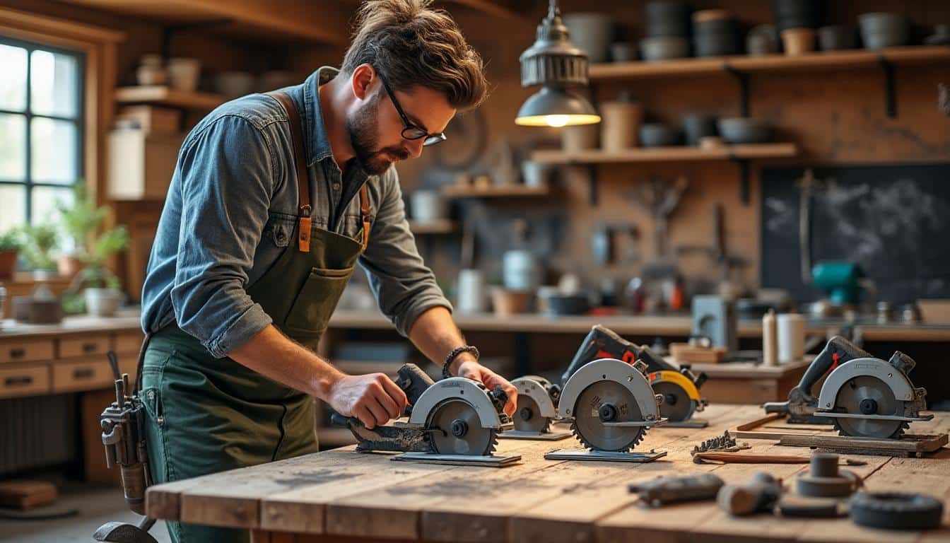 Illustration: Comment bien choisir sa scie circulaire selon ses besoins et les critères techniques essentiels
