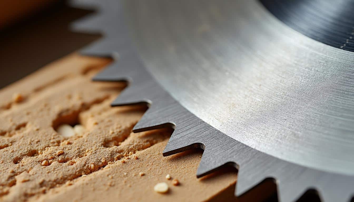 Quelle lame de scie circulaire pour couper du mélaminé sans éclats