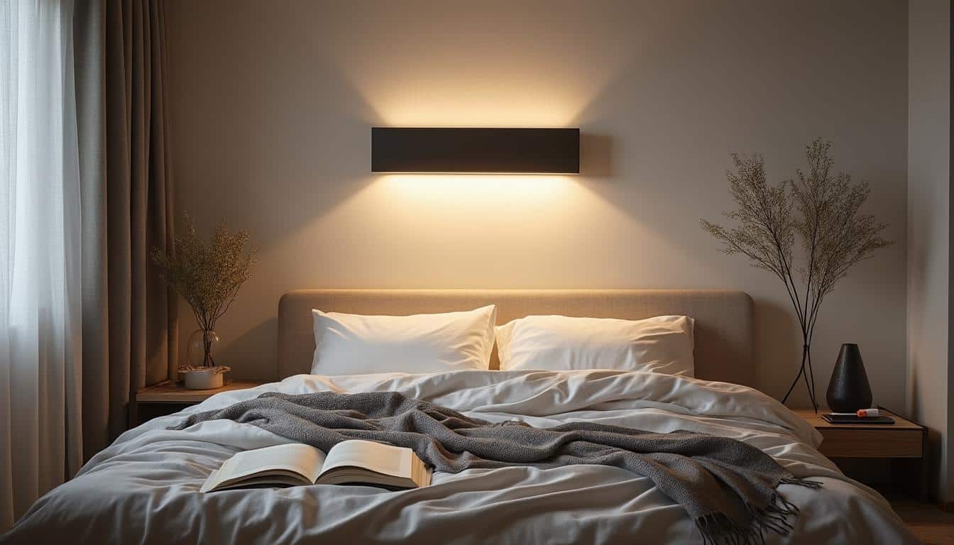 Applique murale de lit : optimiser l’éclairage et gagner de l’espace