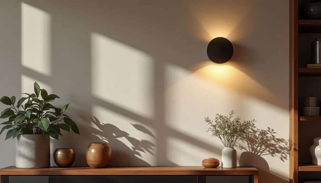 Applique ronde murale : Élégance et lumière douce pour votre intérieur