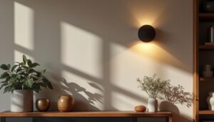 Applique ronde murale : Élégance et lumière douce pour votre intérieur