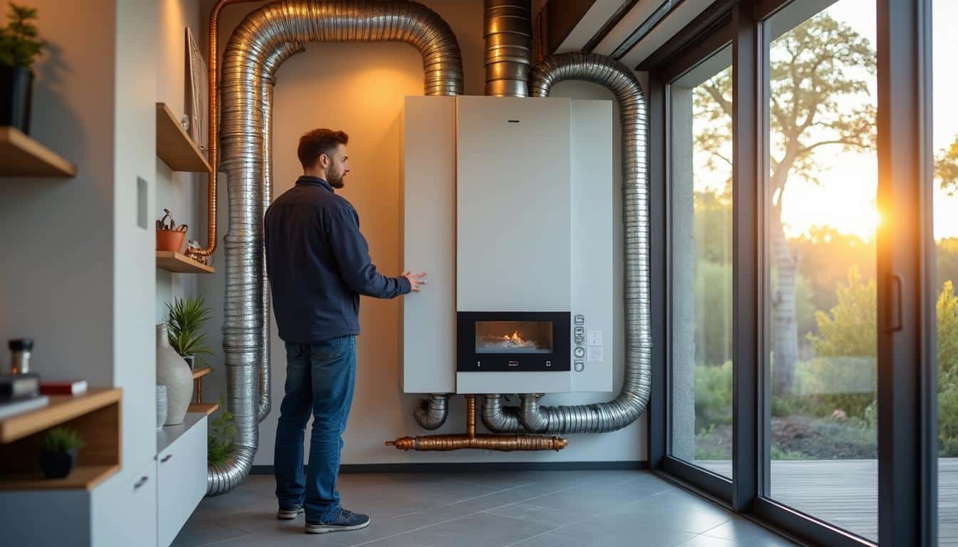 Illustration: Comment fonctionne une chaudière à ventouse ?