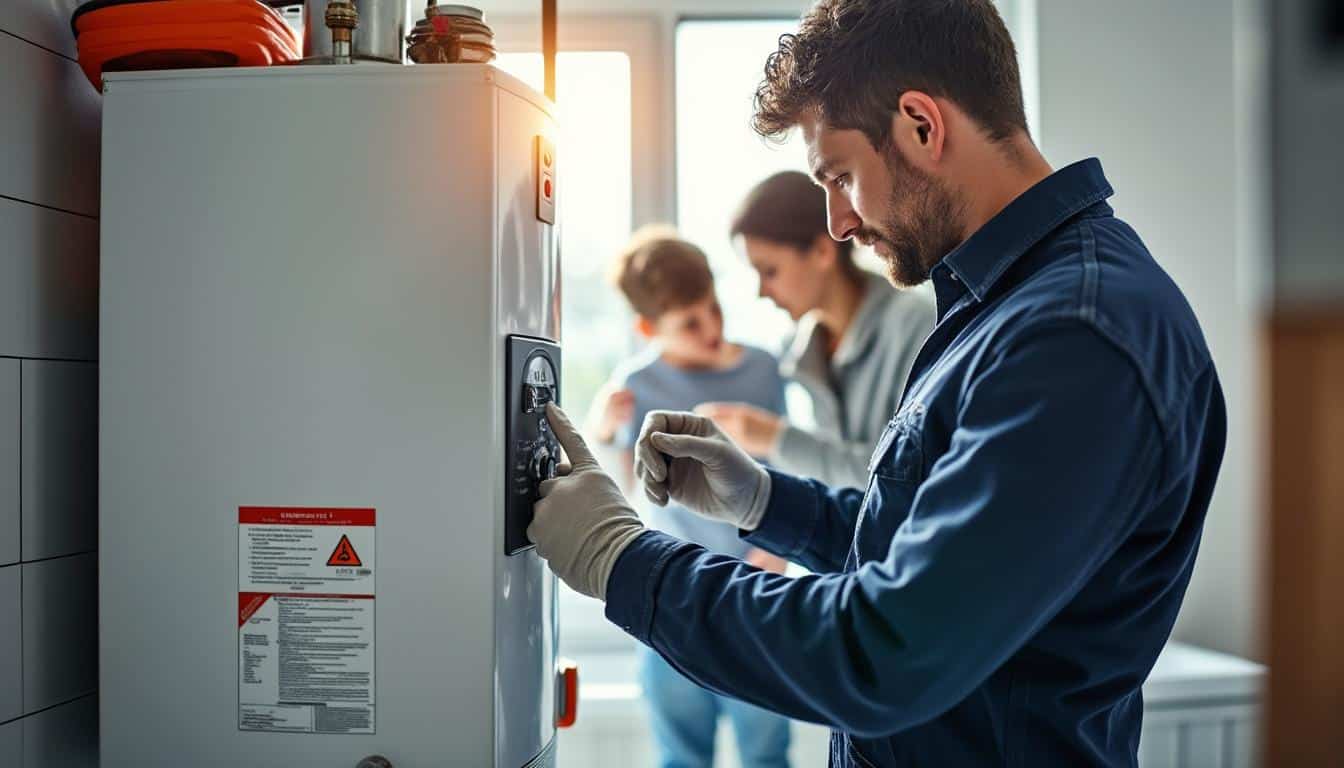 Illustration: Identifier les causes et signes d’un problème d’eau chaude sur chaudière Saunier Duval