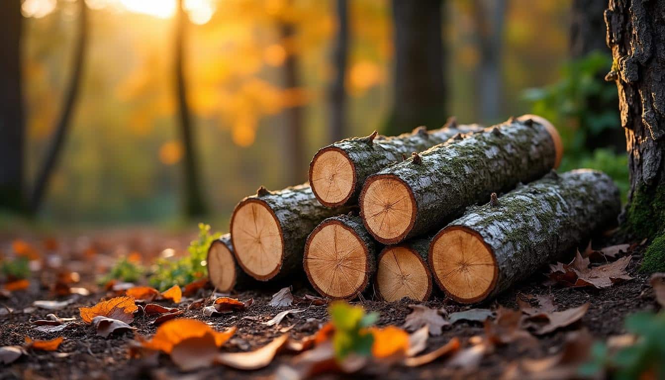 Illustration: Comprendre le bois de chauffage issu du châtaignier : origine et particularités