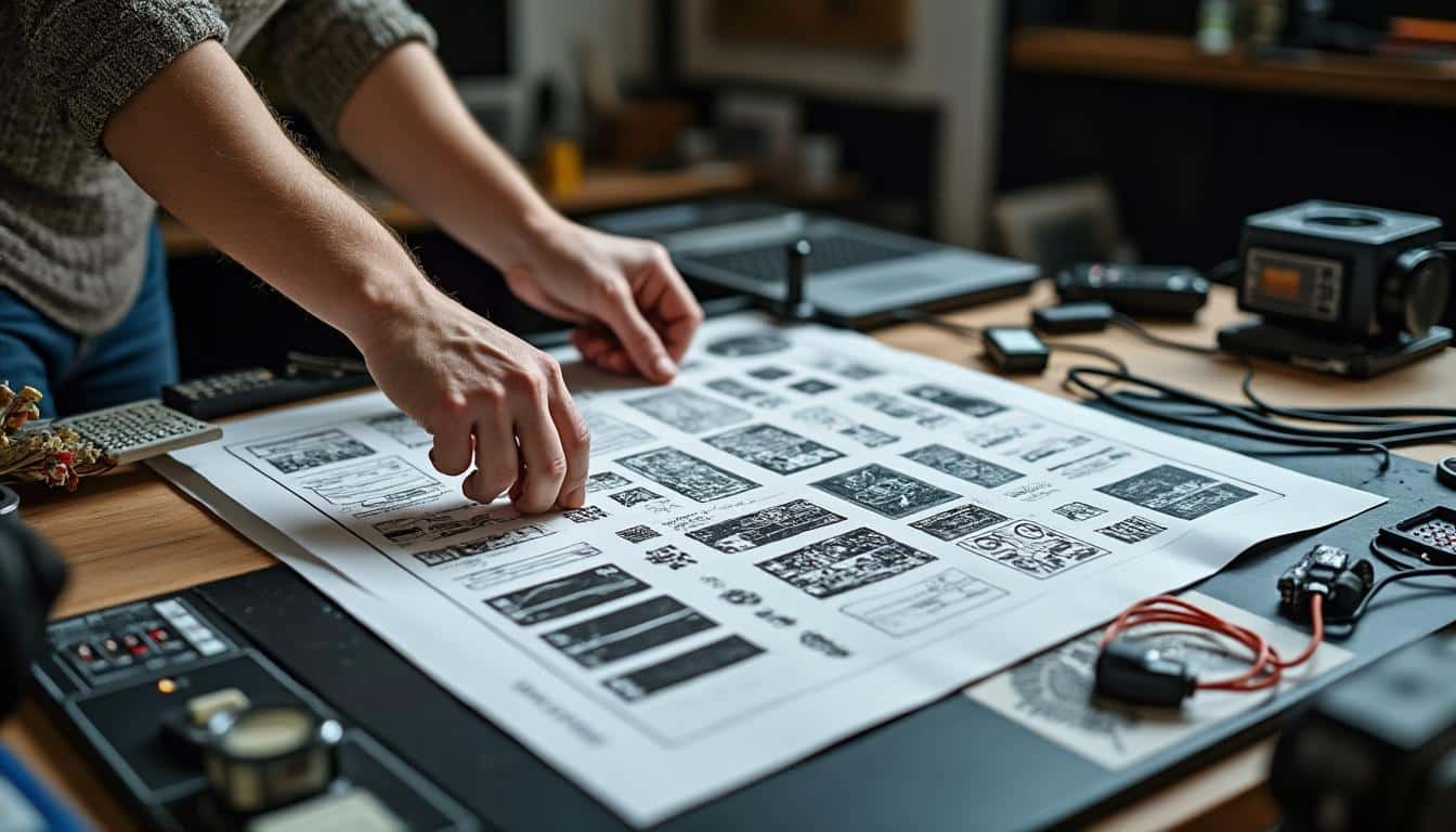Pictogramme de l’étiquette tableau électrique à imprimer gratuit et conforme