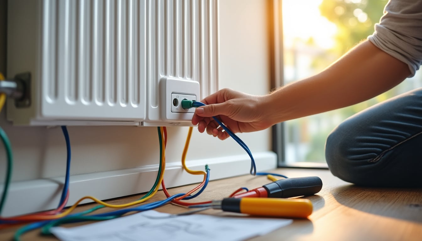 Illustration: Comprendre le fonctionnement et les types de raccordement du radiateur électrique