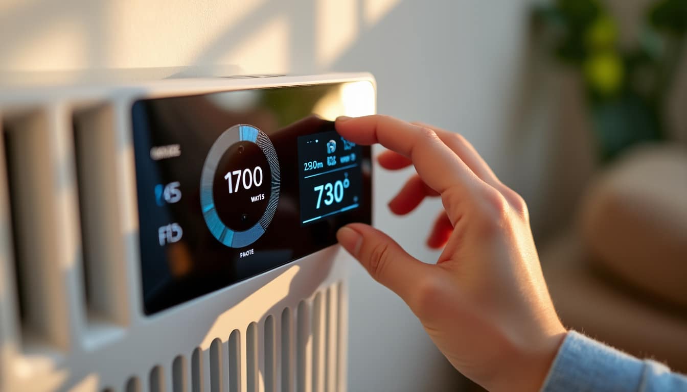Illustration: Comprendre la consommation d’un radiateur électrique de 1500 watts : définitions et principes