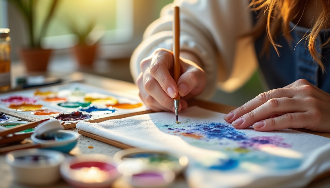 Peinture sur tissu : guide complet pour réussir vos créations uniques