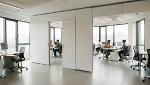 Cloison pleine amovible pour moduler vos bureaux